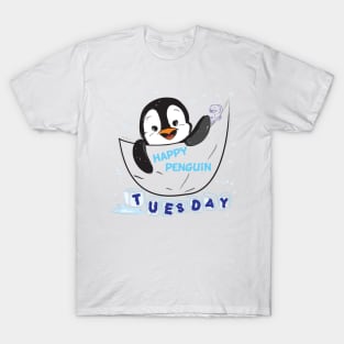 Happy Penguin - Wear it on every Tuesday T-Shirt